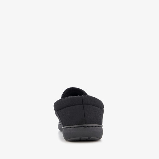 Gevoerde heren pantoffels zwart