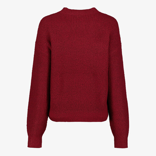 Dames trui bordeaux rood