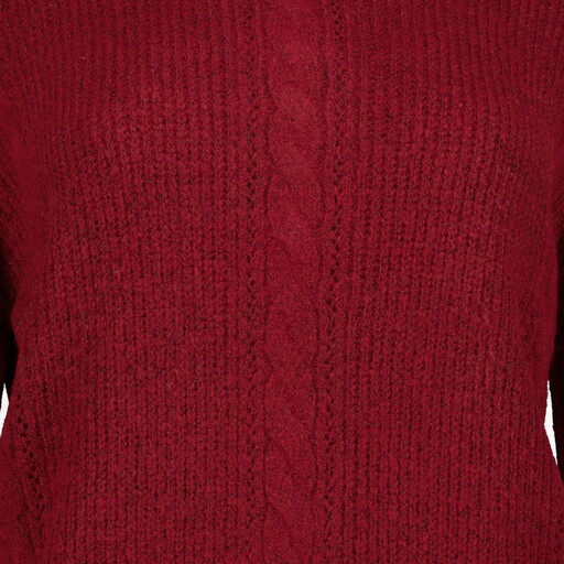 Dames trui bordeaux rood