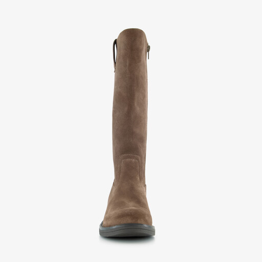 Suède dames laarzen taupe