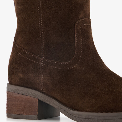 Suède dames laarzen chocolate