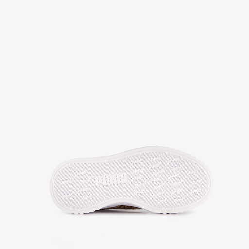 Carina 3.0 meisjes sneakers met panterprint details wit