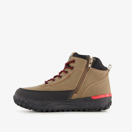 Jongens veterboots camel