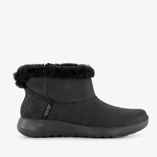 Slip-Ins On The Go gevoerde dames boots zwart