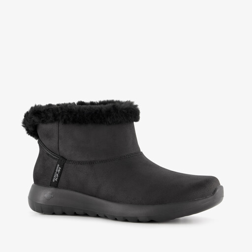 Slip-Ins On The Go gevoerde dames boots zwart