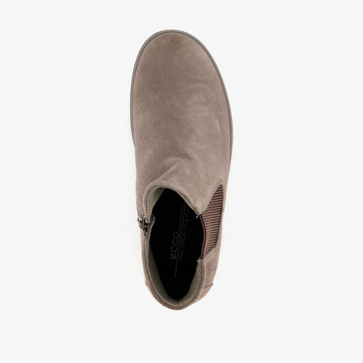 ECCO Classic suede dames Chelsea boots taupe