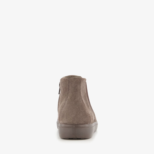 ECCO Classic suede dames Chelsea boots taupe