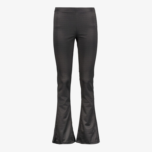 Twoday dames flared broek zwart