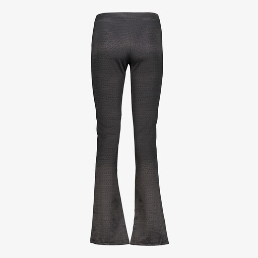 Twoday dames flared broek zwart