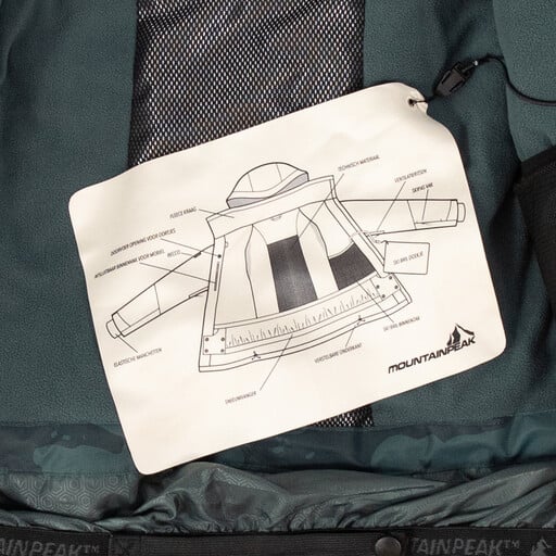 Heren ski-jas groen 10000 mm waterkolom