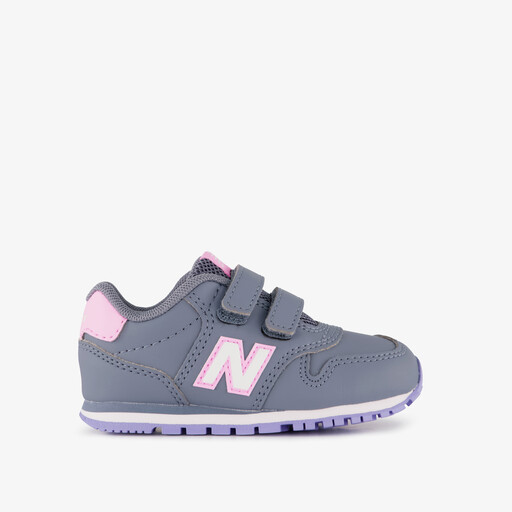 Girls' 500 Hook & Loop meisjes sneakers grijs