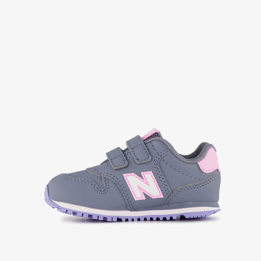 Girls' 500 Hook & Loop meisjes sneakers grijs