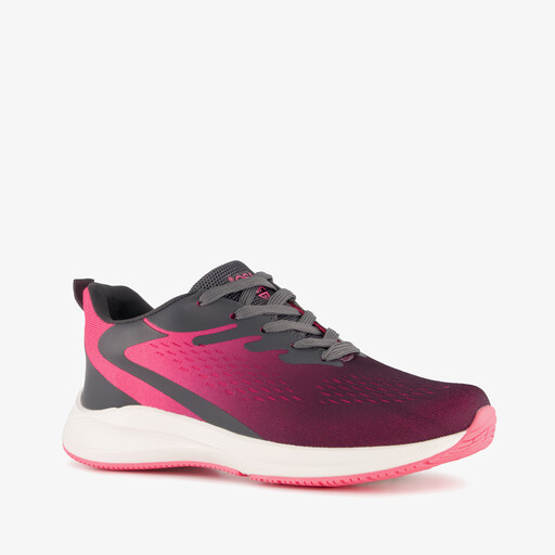 Dames fitnessschoenen roze zwart