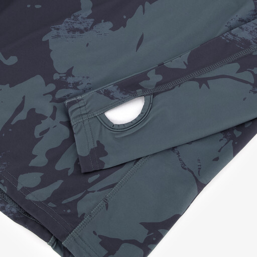 Heren skipully met rits camouflage