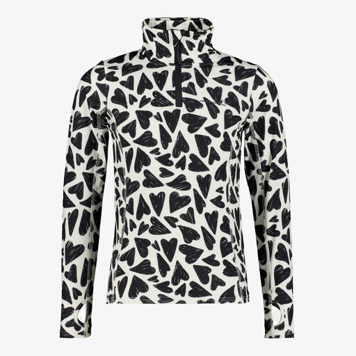 Kinder skipully met rits hartjes