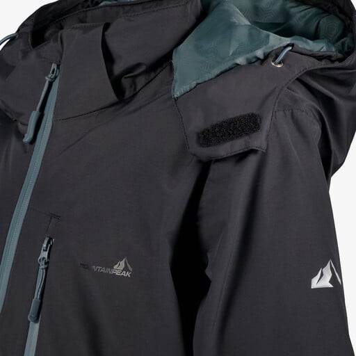 Kinder ski-jas zwart 8000 mm waterkolom