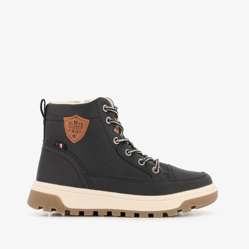 Gevoerde jongens veterboots blauw