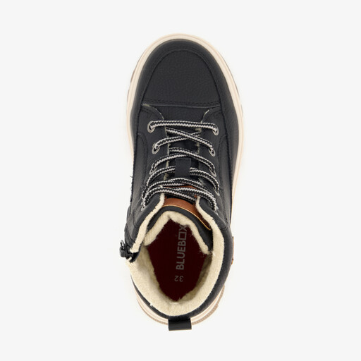 Gevoerde jongens veterboots blauw