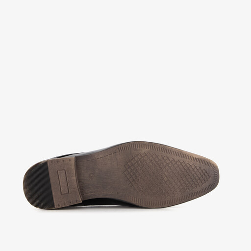 Heren lak veterschoenen zwart