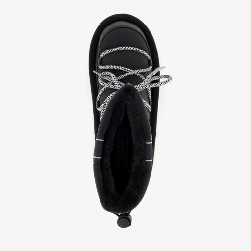 Gevoerde dames snowboots zwart