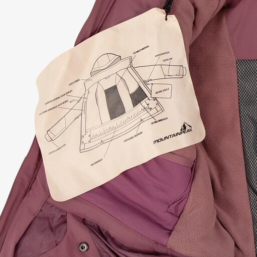 Dames ski-jas roze 10000 mm waterkolom