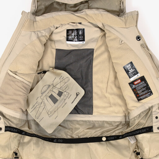 Dames ski-jas beige 10000 mm waterkolom