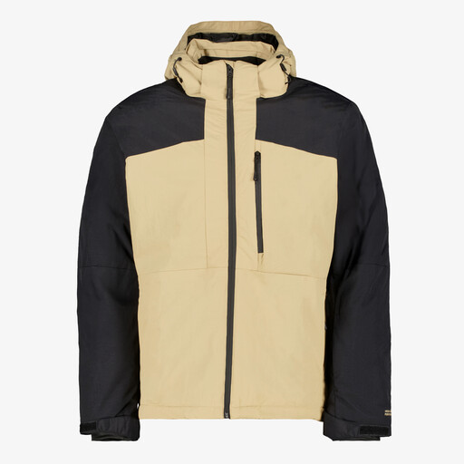 Heren ski-jas beige 10000 mm waterkolom