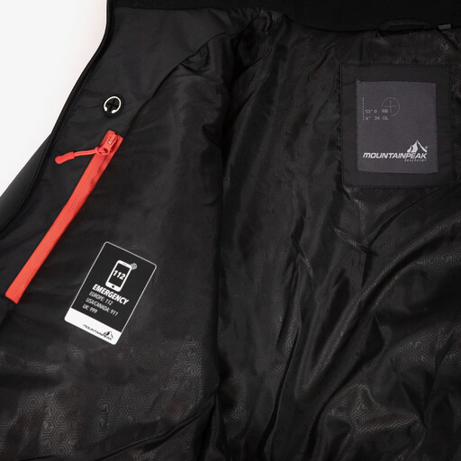 Heren ski-jas zwart 8000 mm waterkolom