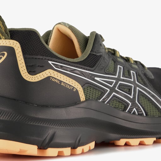 Trail Scout 3 heren trail hardloopschoenen zwart