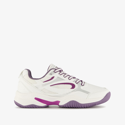 Dames padelschoenen wit paars