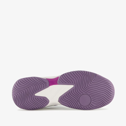 Dames padelschoenen wit paars