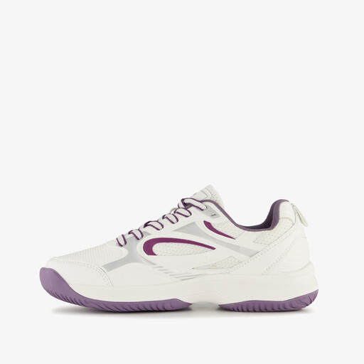 Dames padelschoenen wit paars