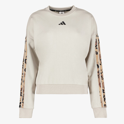 Animal Print 3 Stripes dames sport sweater