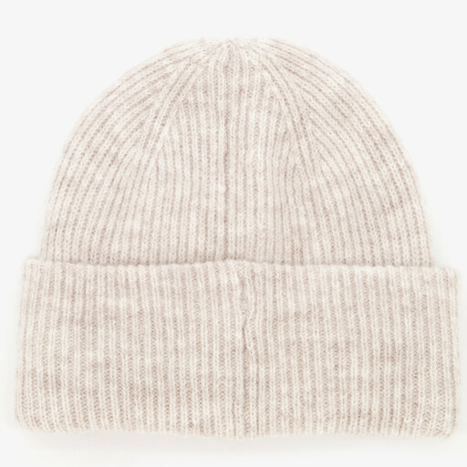 Gebreide dames muts grijs