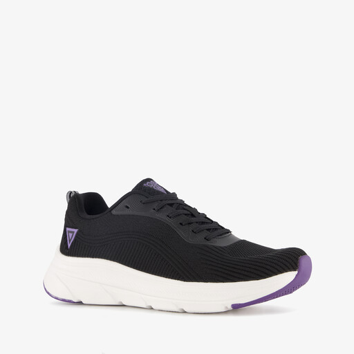 Dames fitnessschoenen zwart paars