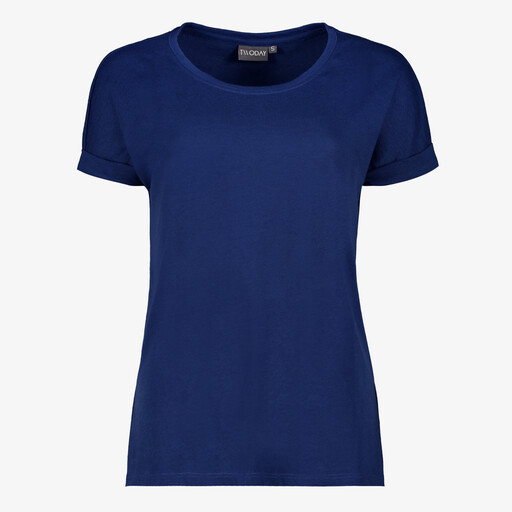 Dames t-shirt donkerblauw