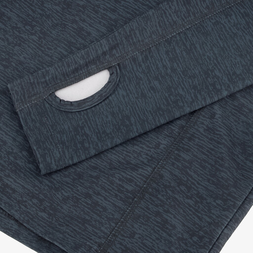 Heren skipully met rits blauw