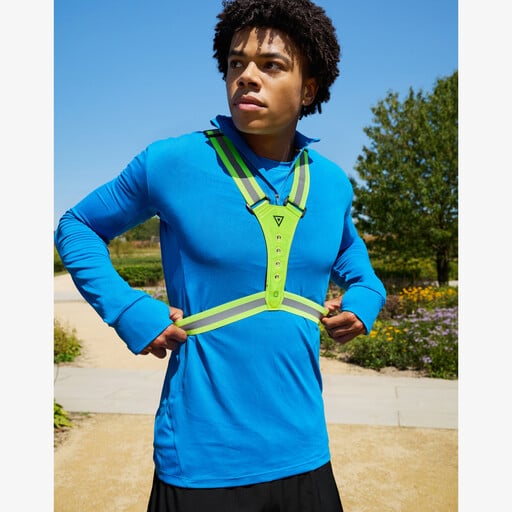 Dry heren hardloop pully blauw