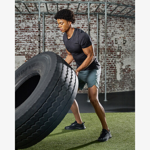 Dry heren sport T-shirt zwart