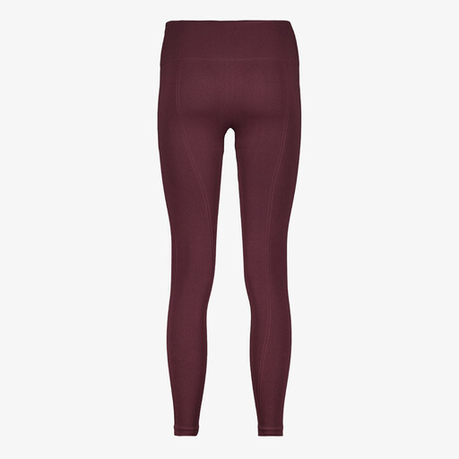 Seamless dames yoga legging bordeauxrood
