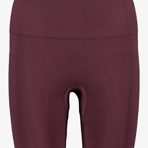 Seamless dames yoga legging bordeauxrood