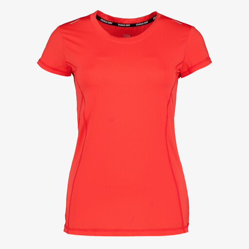 Dry dames hardloop T-shirt koraalroze