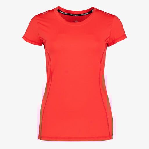 Dry dames hardloop T-shirt koraalroze