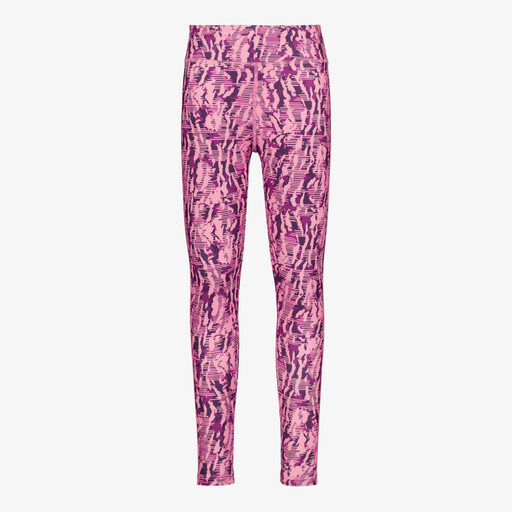 Meisjes sportlegging met print roze