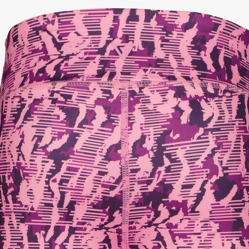 Meisjes sportlegging met print roze