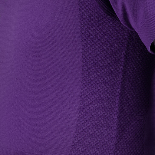 Naadloos cropped meisjes sport T-shirt paars