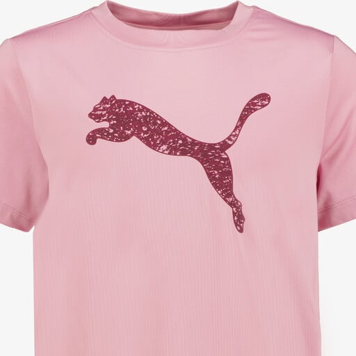 Tad ESS Log Graphic sport kinder T-shirt roze
