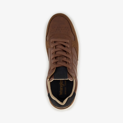 Heren sneakers cognac
