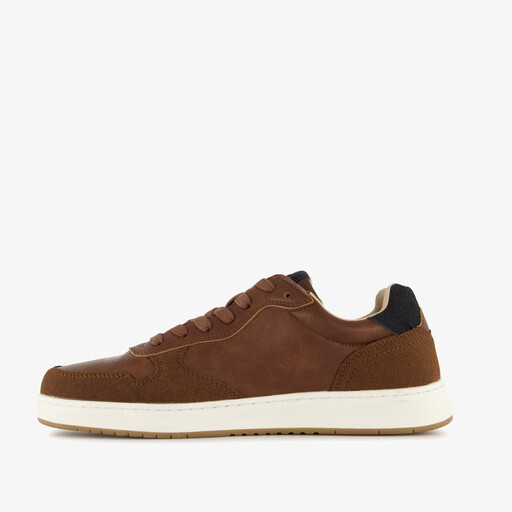 Heren sneakers cognac