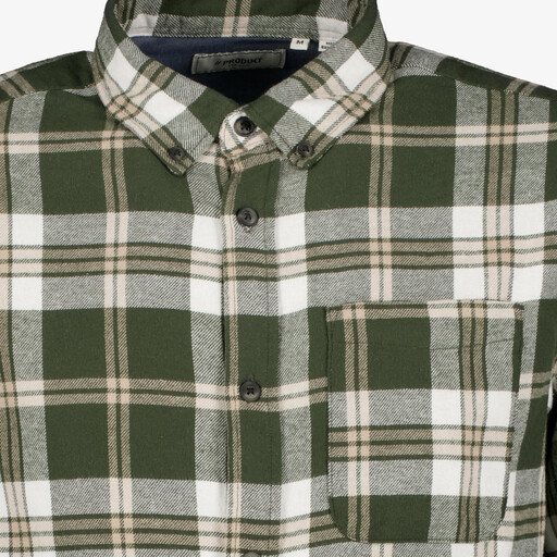 Heren overhemd groen